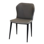 0539058 Stylish Armless Fabric Chair With Metal Legs Dubai Sharjah Abu Dhabi