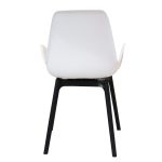 0584047 Classical Solid Fiber Plastic Chair White Dubai Sharjah Abu Dhabi