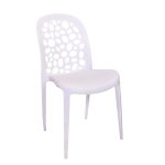 0584048 Modern Light Weight Plastic Armless Chair Dubai Sharjah Abu Dhabi