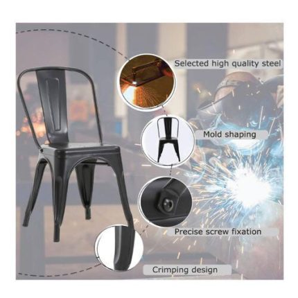 0632560 Modern Bar Stool Set Of 4 Pcs-Dubai Sharjah Abu Dhabi