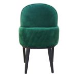 Modern Leather Arm Chair Dark Green Dubai Sharjah Abu Dhabi