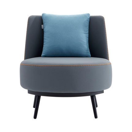Accent Armchair with Cushion, PU Leather Dubai Sharjah Abu Dhabi2