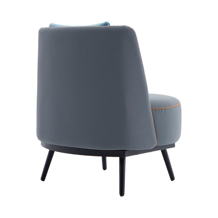 Accent Armchair with Cushion, PU Leather Dubai Sharjah Abu Dhabi5