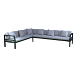 Aluminum Cushioned Sofa Set, 5Pcs