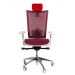 CHAIR EXECUTIVE HIGH BACK SIREN RED MESH Copy[1]