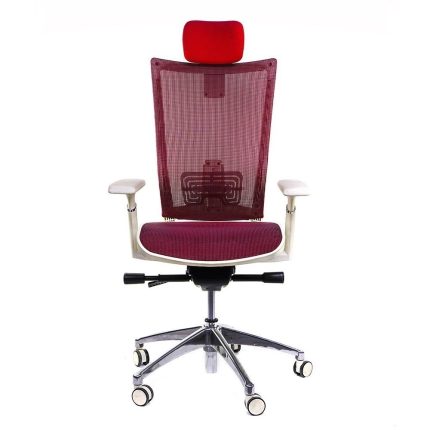 CHAIR EXECUTIVE HIGH BACK SIREN RED MESH Copy[1]