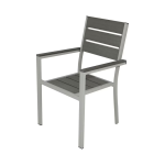 Dining Table With 4 Chairs, Grey