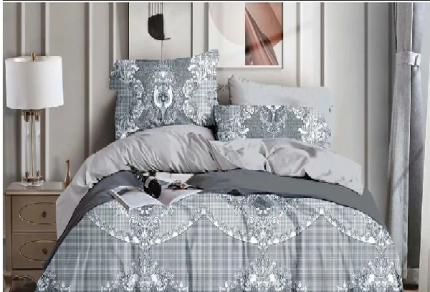 Duvet Bedding Cover Set Of 6 Grey dubai sharjah abu dhabi