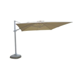 Graphite Frame Umbrella with Left and Right Tilt - White