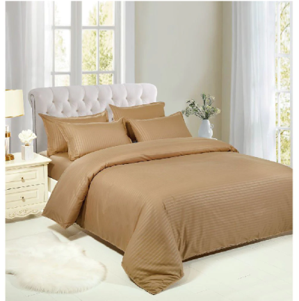 Duvet Bedding Cover, Set Of 6, Light Brown