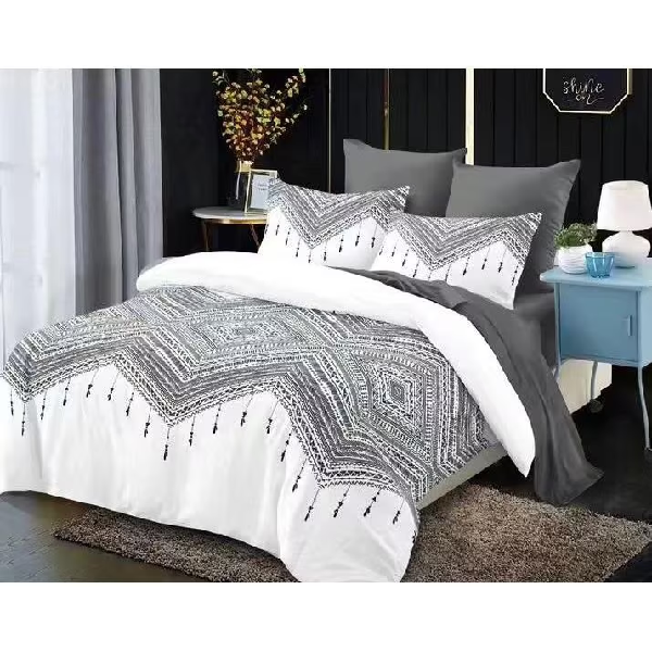 King Size Duvet Cover Set, Set of 6pcs Multicolour