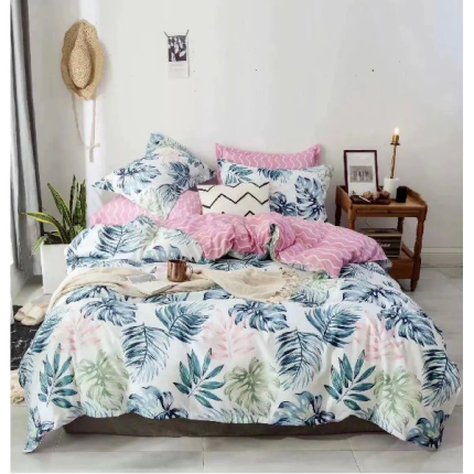 King Size Duvet Cover Set, Set of 6pcs, Multicolour