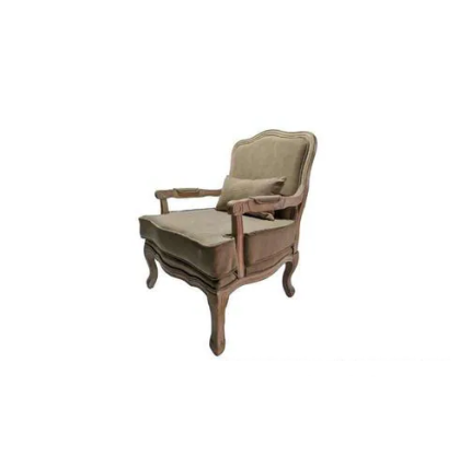 Modern Antique Fabric Chair With Cushion