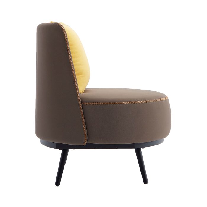 Navar Accent Chair with Cushion PU Leather_1400 Dubai Sharjah Abu Dhabi 2