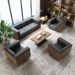 One Seat Wide Square Arm Sofa MG-366-1S Black Dubai Sharjah Abu Dhabi 21