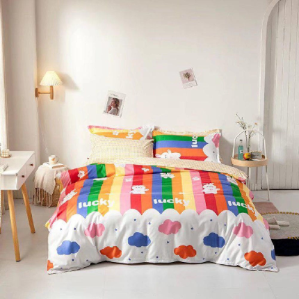 Single Size Duvet Cover, Set Of 4Pcs