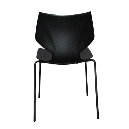 armless fiber plastic chair black dubai sharjah abu dhabi