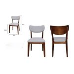 classical armless dining chair light grey dubai sharjah abu dhabi (2)