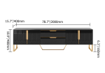 domini modern black tv stand dubai sharjah abu dhabi