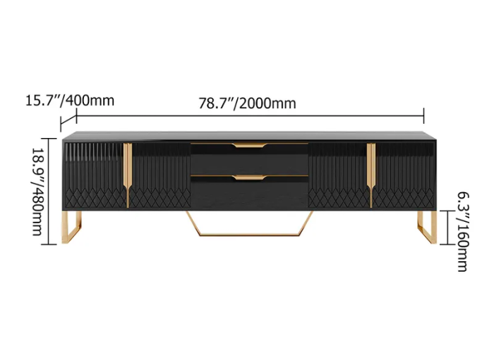 domini modern black tv stand dubai sharjah abu dhabi