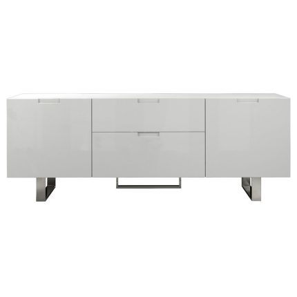 empire media stand glossy white front dubai sharjah abu dhabi