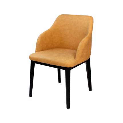 0423972 Leather With Powder Coated Legs Armchair Dubai Sharjah Abu Dhabi