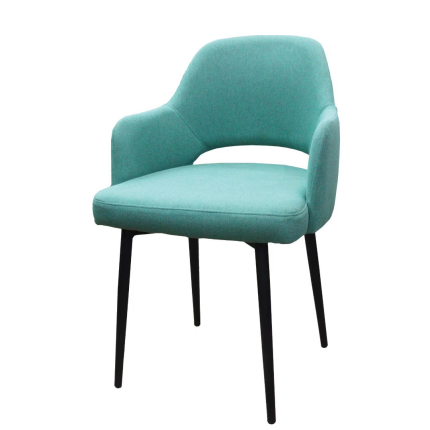 Synthetic Brown Leather White Stitch Design Arm Chair Dubai Sharjah Abu Dhabi