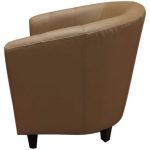 0084178 U Shape Designed Single Sofa Brown Dubai Sharjah Abu Dhabi