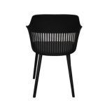 13 Modern Fiber Plastic Chair With Fabric-Seat Dubai Sharjah Abu- Dhabi