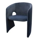 0632495 Modern Arm Chair Navy Blue Dubai Sharjah Abu Dhabi