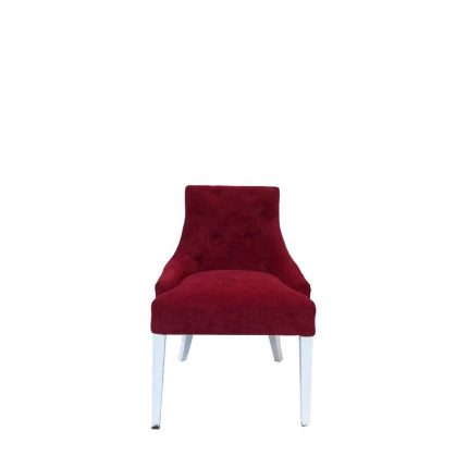 0410562 High Density Foam Armless Chair Red Dubai Sharjah Abu Dhabi