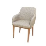 1 Modern Dining Chair Beige Dubai Sharjah Abu Dhabi