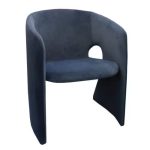0632496 Modern Arm Chair Navy Blue Dubai Sharjah Abu Dhabi