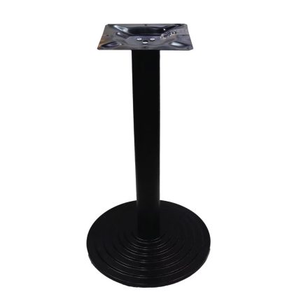 0636221 Powder Coated Metal Restaurant Table Base Black Dubai Sharjah Abu Dhabi