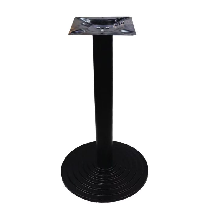 0636221 Powder Coated Metal Restaurant Table Base Black Dubai Sharjah Abu Dhabi