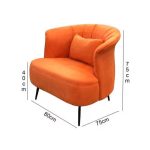 0402061 Modern Arch Sofa Single Seat Dubai Sharjah Abu Dhabi
