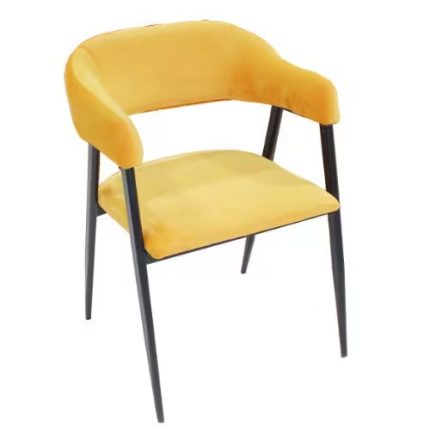 0314988 Fully Covered Arm Chair Yellow Customize Dubai Sharjah Abu Dhabi