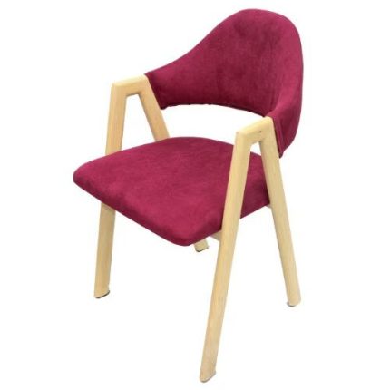 0315010 Half Covered Steel Frame Fabric Arm Chair Dubai Sharjah Abu Dhabi