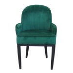 Modern Leather Arm Chair Dark Green Dubai Sharjah Abu Dhabi