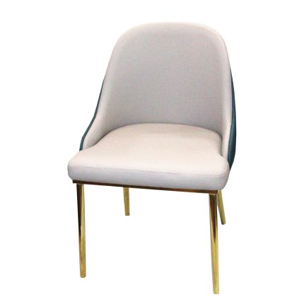 0584094 Modern Living Room Chair With Golden Metal Legs Dubai Sharjah Abu Dhabi