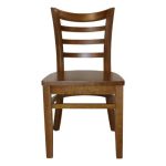 0634981 Classical Solid Wood Dining Chair Brown Dubai Sharjah Abu Dhabi