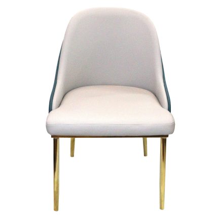 0584095 Modern Living Room Chair With Golden Metal Legs Dubai Sharjah Abu Dhabi