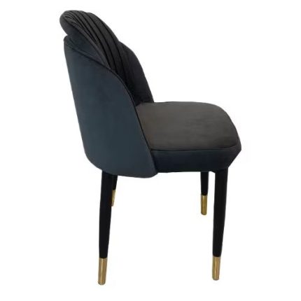 Navar Furniture Modern Velvet Fabric Chair Dubai Sharjah Abu Dhabi