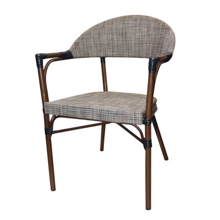 0654734 Classical Outdoor Garden Chair Light Brown Dubai Sharjah Abu Dhabi