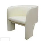 0632445 Arm- Chair Sofa White Dubai Sharjah Abu Dhabi