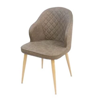 0366756 Custom Made Leather Dining Chair Dubai Sharjah Abu Dhabi