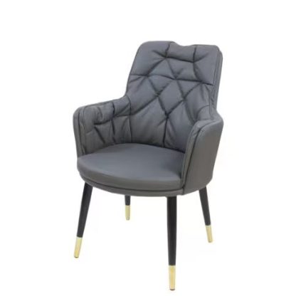 Leather Dining Chair Grey Dubai Sharjah Abu Dhabi