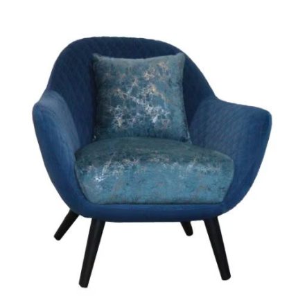 0632473 Classical Sofa With Metal Legs Blue Dubai Sharjah Abu Dhabi