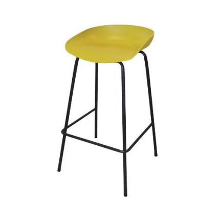 0654781 High Bar Stool With Powder Coated Metal Legs Multicolor Dubai Sharjah Abu Dhabi