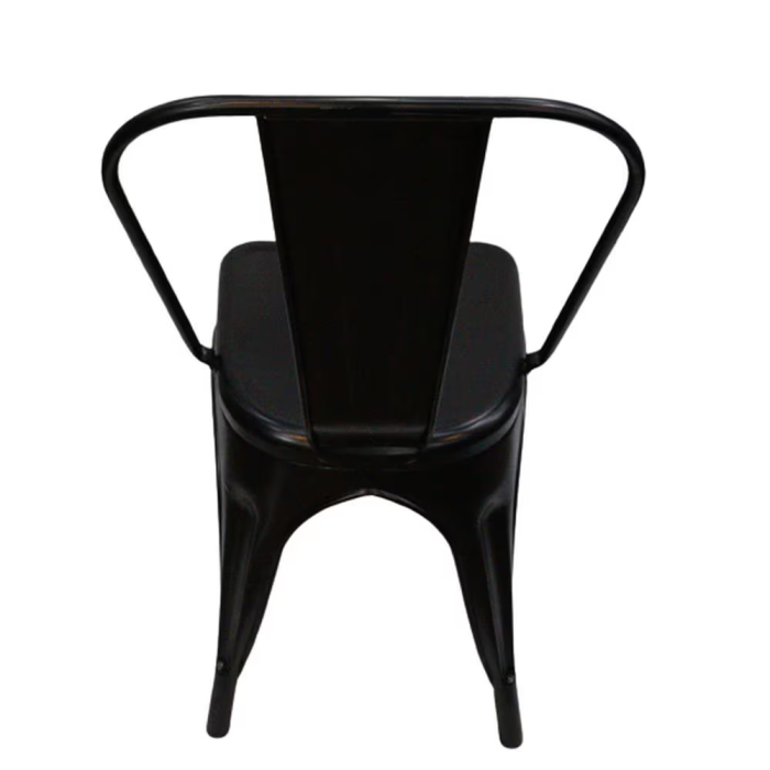 0539008 Modern Light Metallic Bar Stool Black Dubai Sharjah Abu Dhabi